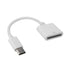 White for Apple 30pin Female to USB 3.1 Type-C USB-C Sync Data Charging Adapter Cable Cell Phone OTG Adapters USB Cables Accessories Cables and In...