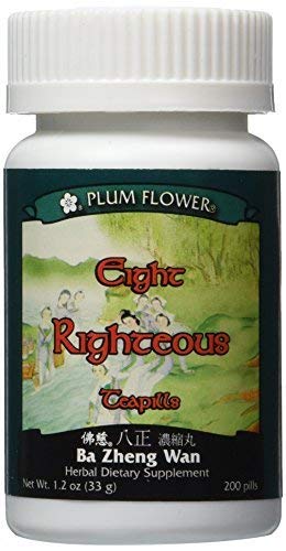 Eight Righteous Teapills (Ba Zheng San Wan), 200 ct, Plum Flower by Plum Flower...