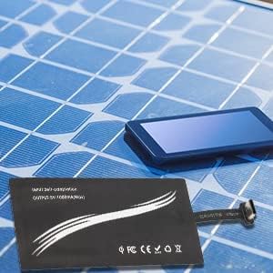 Type C Wireless Charging Receiver, 1000mA Wireless Charging Adapter Wireless Charger Receiver Chip Qi Receiver Widely Suitable for Type C Mobile P...
