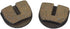 AlveyTech Rounded Disc Brake Pads for Mini Bike Standard & YK2 Flame Caliper (2-Pad Set) - Parts for 79cc 97cc Motovox MBX10 MBX11 Gas, Razor MX50...