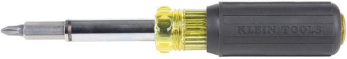 Klein Tools 32500MAG Magnetic Multi-Bit Screwdriver / Nut Driver, 11-in-1 Multi Tool with 8 Bits, 3 Nut Driver Sizes, Cushion Grip Handle...