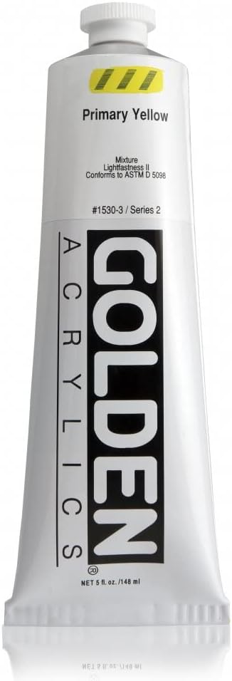 Acrylic - Golden Heavy Body Acrylic Primary Yellow 5oz tube...
