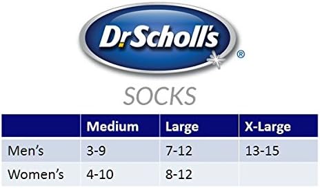 Dr. Scholl's Men's Over The Calf Compression Work Sock (1 Pair)...