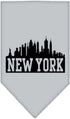 Mirage Pet Products New York Skyline Screen Print Bandana, Large, Bright Pink...