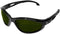 Edge SW11-IR5 Dakura Wrap-Around Safety Glasses, Anti-Scratch, Non-Slip, UV 400, Military Grade, ANSI/ISEA & MCEPS Compliant, 5.04" Wide, Black Fr...