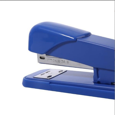 1Pc Blue Basics Stapler,Desktop Stapler,Office Stapler,25 Sheet Capacity,Use Safety Convenient to Carry,Desktop Staplers,Office Products,Manual St...