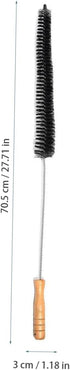 2pcs Washing Machine Cleaning Brush Sink Drain Brush Cleaner Tool Cleaner Brush Washing Machine Tube Cleaning Brush Clothes Dryer Filter Hard Bris...