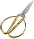 Wasan Chinoiserie Dragon and Phoenix Chinese Scissors Stainless Steel Scissors Sewing Scissors,Gold Plated Tailor Scissors for Sewing Household Ha...