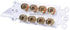 Moonrise Monoprice 103326 Banana Binding Post Two-Piece Inset Coupler Wall Plate for 4 Speakers, White...