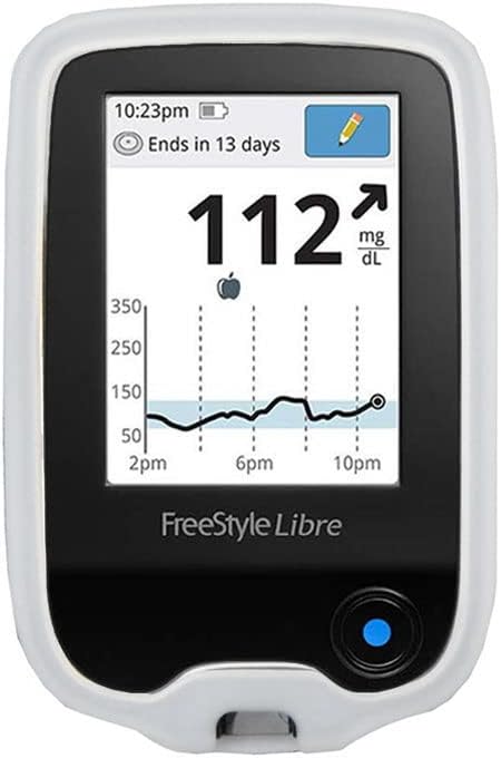 Premium Silicone Soft Case for Freestyle Libre 3/ Freestyle Libre 2 (Continuous Glucose Monitor) (Clear)...