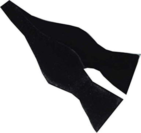 Self Tie Black Velvet Bow tie tuxedo Velvet Bow tie Mens & Womens Adjustable...