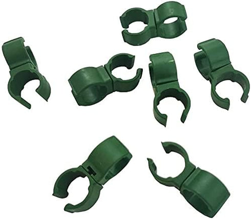 50X Plant Trellis Cane Connector, Climbing Rattan Stent Accessories Plant Connector Stake Clip for Garden Orchard Tomato Cage 11mm (7/16 inch)...