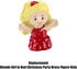 Mattel Replacement Part for Fisher-Price Little People Playset - HMK85 ~ Blonde Girl Wearing Red Christmas Party Dress Figure ~ Inspired by Barbie...