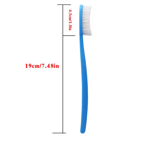 DR PEFECT Extra Hard & Firm Toothbrush Large Long Head Whitening Teeth Pack of 4...
