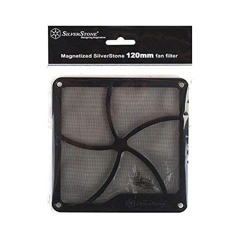 SilverStone FF122 120mm Fan Filter with Magnet, SST-FF122B...