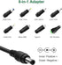 6V 1A Power Supply?100-240V Adapter 5.5x2.5mm 2.1mm DC tip with 8T?50-60Hz?6 Volt 1000mA Supply for Monitor Baby,LED Light Strings,Wireless Router...