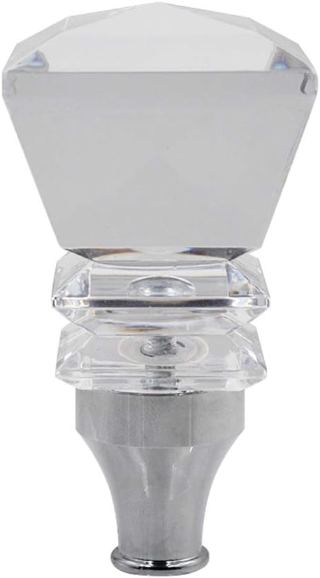 Crystal Diamond Shape Car Gear Stick Shift Shifter Knob Universal fit for Most Manual Transmission or Automatic Transmission Without Lock Button, ...