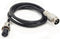 3.28 ft GX16 4 Pin Male to Female Head Aviation Cordset, GX16 4Pins Female to Male Connector Electrical Cable Panel Mount Circular Metal Aviation ...