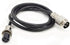 3.28 ft GX16 4 Pin Male to Female Head Aviation Cordset, GX16 4Pins Female to Male Connector Electrical Cable Panel Mount Circular Metal Aviation ...