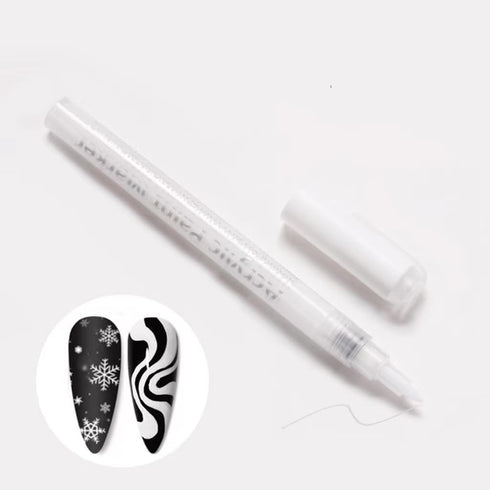 White Paint Pens, Acrylic Marker, White Acrylic Paint Pens, Waterproof for Rock Glass,Wood,Ceramic,Fabric,Metal,Canvas,Easter Eggs pumpkin Kit,Dra...