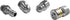 Pressure Washer Sewer Jetter Nozzles 5000PSI 3 pieces Drain Cleaning Nozzle Tips Kit Pointed Button Nose Rotating Jetting Sewer Nozzle with 1/4” N...