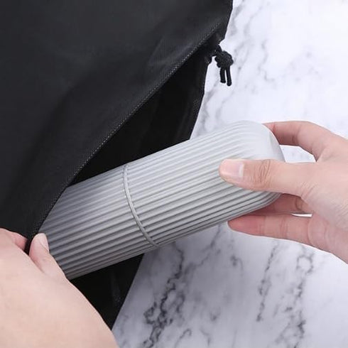 1Pcs Travel Toothbrush Holder, Portable Toothbrush Cup Case Long 7.7 inch for Traveling, Camping, Business Trip and School, Multifuction Toothbrus...