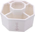 1PCS 5 Compartments Multi-Functional Pen Holder Desktop Stationary Organizer Home Office Art Supply Storage Box (White)...