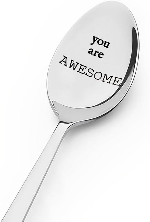 Inspirational Motivational Gifts for Women Men You are Awesome spoon Gifts for Daughhter Son Christmas Birthday Gifts for Best Friend Coworkers En...