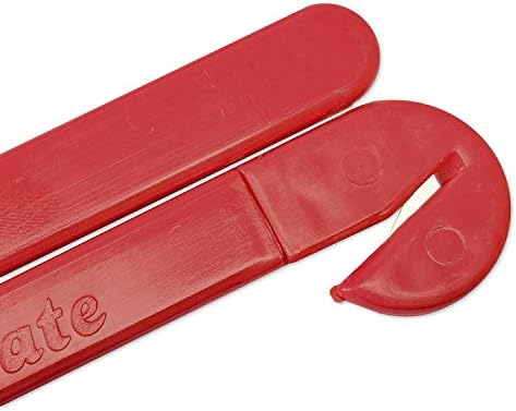 Pouchmate Food Bag Opener with Magnet Red (3 pack)...