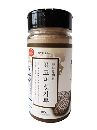 Dried Korean Shiitake Mushroom Powder(UMAMI POWDER), Nonghyup Shiitake Mushroom, 100g 3.5oz, Product of KOREA...