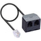 RJ9 Telephone Training Adapter Y Splitter Compatible for Headset or Handset for Norstar, Nortel Meridican, Avaya, Ashtra, Mitel, Polycom, Plantron...