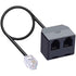 RJ9 Telephone Training Adapter Y Splitter Compatible for Headset or Handset for Norstar, Nortel Meridican, Avaya, Ashtra, Mitel, Polycom, Plantron...