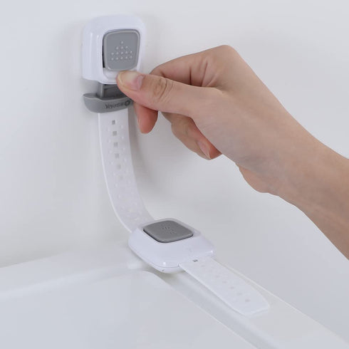 YEYA Upgraded No Drill Anti tip Furniture Wall Anchors Straps for Baby proofing (4 Pack)...