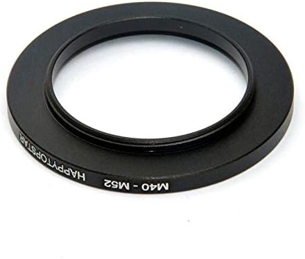 Metal M40 to M52 Male to Female 40mm to 52mm M40-M52 Step-Up Coupling Ring Adapter for Lens Filter...