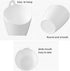 3 Pack Wall Mount Makeup Holder Organizer,Hanging Plastic Wall Storage Cup Holder for Makeup Brush,Toothbrush,Lipstick,Eyeliner,Cosmetic,Multi-Fuc...