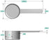 3 Tablespoon (1.5 Oz. | 43 mL) Long Handle Scoop for Measuring Coffee, Pet Food, Grains, Protein, Spices and Other Dry Goods (Pack of 1)...