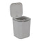 Recycled Tiny Desktop Trash Can, Car Waste Can, 0.5 Gallon (Gray)...