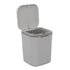 Recycled Tiny Desktop Trash Can, Car Waste Can, 0.5 Gallon (Gray)...