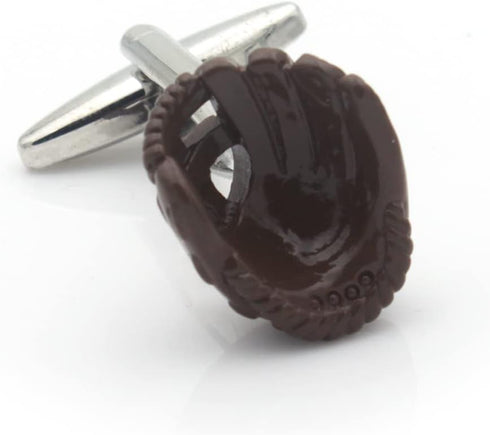 3D Baseball Cufflinks Gloves and Ball Cuff Links Sports Gemelos...