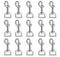 Swivel Snap Hooks Dog Leash Clips Dog Leash Clasp Dog Leash Snaps Hooks Trigger Clip Strap Clip 15pcs...