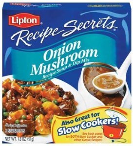 LIPTON RECIPE SECRETS DRY SOUP MIX ONION MUSHROOM 2 CT PER BOX...
