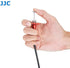 JJC 40cm Red Mechanical Cable Shutter Threaded Release, Bulb-Lock Design for Long Exposure, fits Fuji XT1 XT2 XT3 XT4 X100T Leica M6 M7 M8 Sony RX...