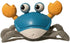 Green/Orange Crawling Crab Baby/pet Toys - Toy Gifts for 3-10 yr Old Infants, 4 AA Battery Included, Avoid Obstacles, Music Sound Included. (Green...