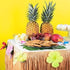Luau Grass Table Skirt Natural Hawaiian Table Skirt Tropical Party Decorations 9 Feet x 29.5 Inch (Brown)...