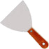 Utoolmart Putty Knife Scraper 5 Inch Carbon Steel Stiff Putty Knives with Wooden Handle for Taping Paint Wall Floor Tile...