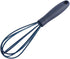 Navy Blue Silicone Whisk, Colorful Mini Silicone Whisks Multifunctional Manual Egg Beater Mixer Bake Tool for Blending Whisking Stirring Cooking K...