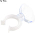 uxcell Aquarium Suction Cup Clips Airline Tube Holders Clamps for Fish Tank Clear 17mm 12Pcs...
