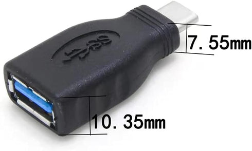 2-in-1 Powered Micro USB OTG Adapter 90 Degree Right Angled with Micro USB Power Charging Port for Streaming TV Stick, Android Phone or Tablet - 2...