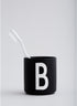 Design Letters Coffee Mug Initial A-Z | Monogram Christmas Coffee Mug for Men, Women | 11 oz Porcelain Mugs | Thanksgiving cup, Christmas gifts fo...