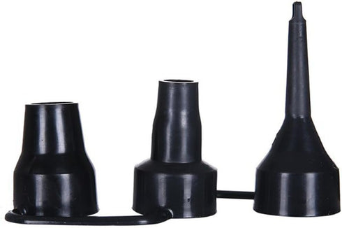 Air Pump Replacement Nozzles, 3 Pack Inflatable Pump Nozzles Head, Air Pump Inflator Adaptor Accessory for Partial Air Bed, Air Mattress etc...